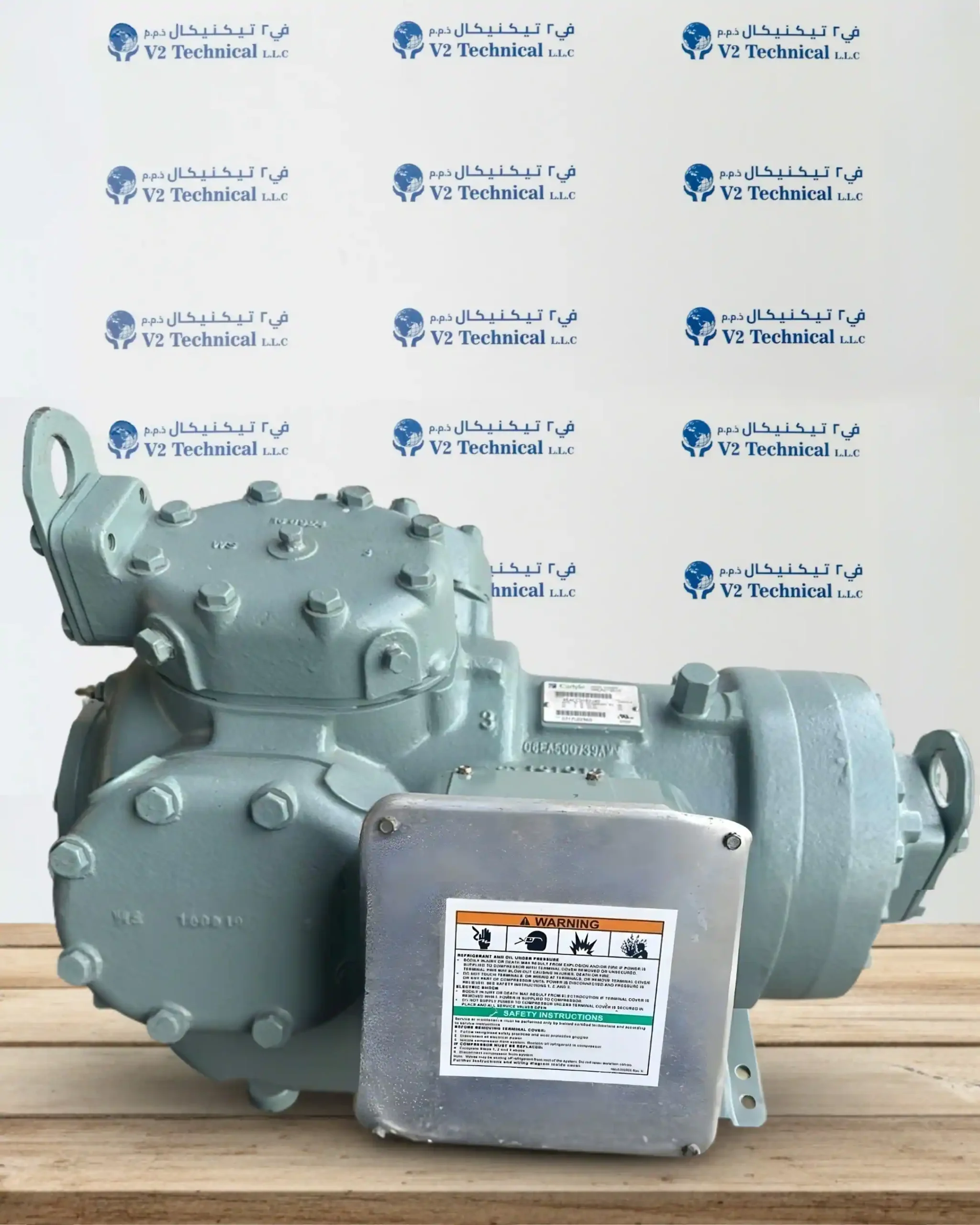 Carlyle 06ET265620 Semi-Hermetic Reciprocating Compressor Marine AC - V2 Technical LLC UAE