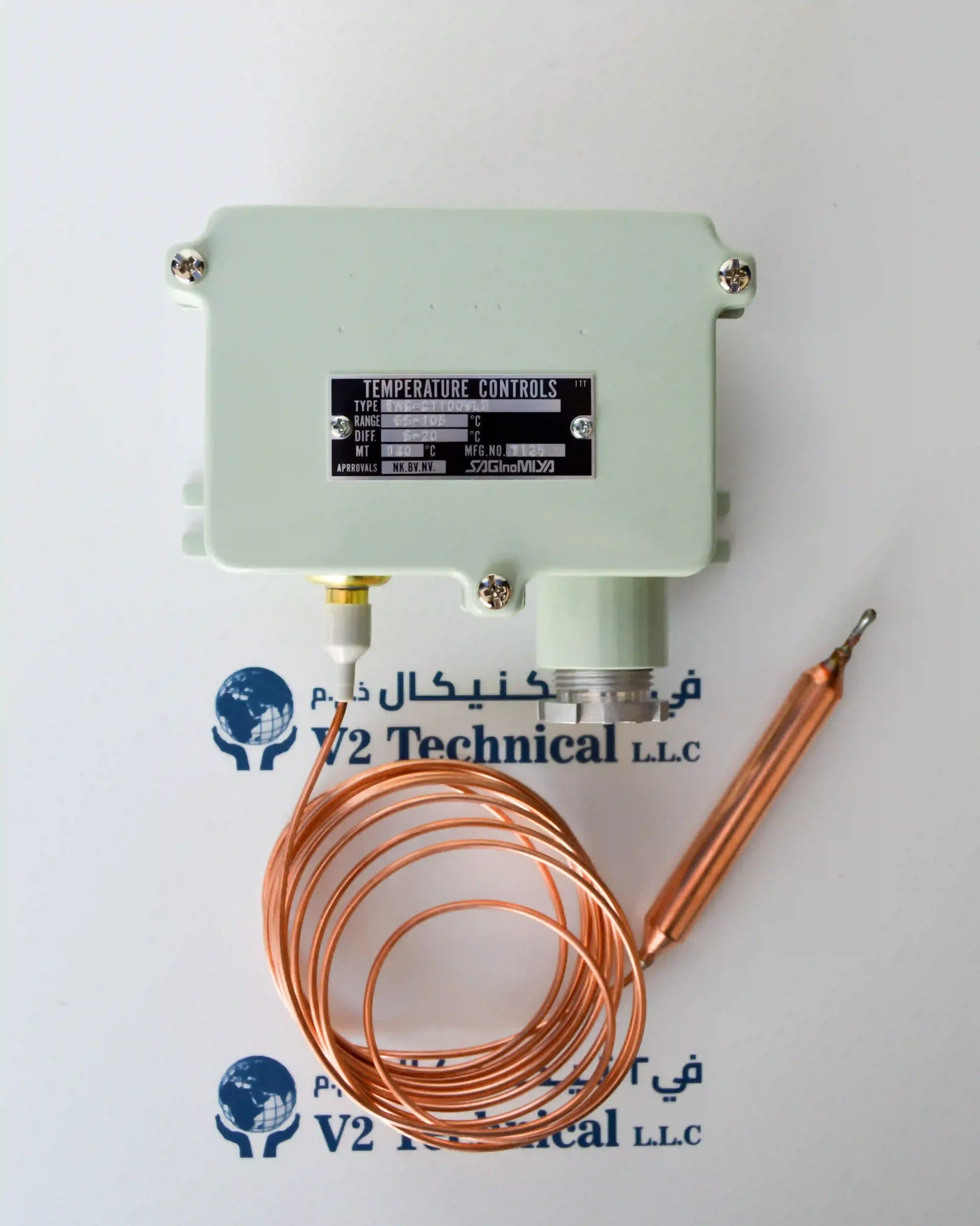 Saginomiya TNS-C1070W Temperature Control Switch - V2 Technical LLC UAE