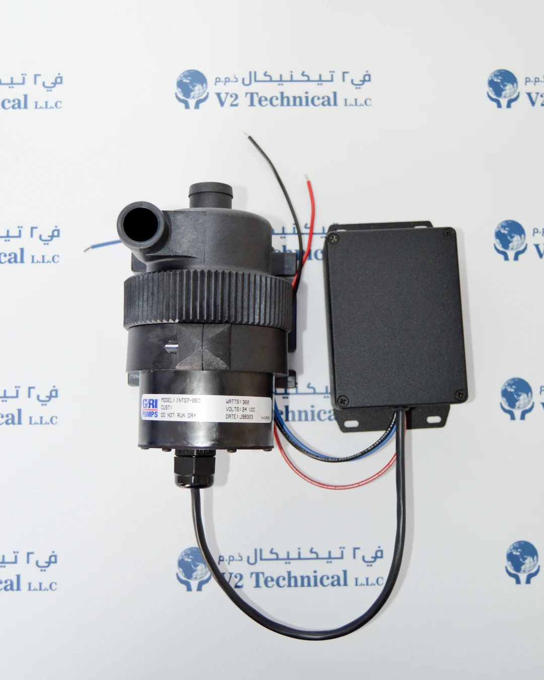 GRI Pumps INTG7-2613 Brushless DC Sealless Centrifugal Pump 24VDC 300W Marine UAE - V2 Technical LLC Ajman