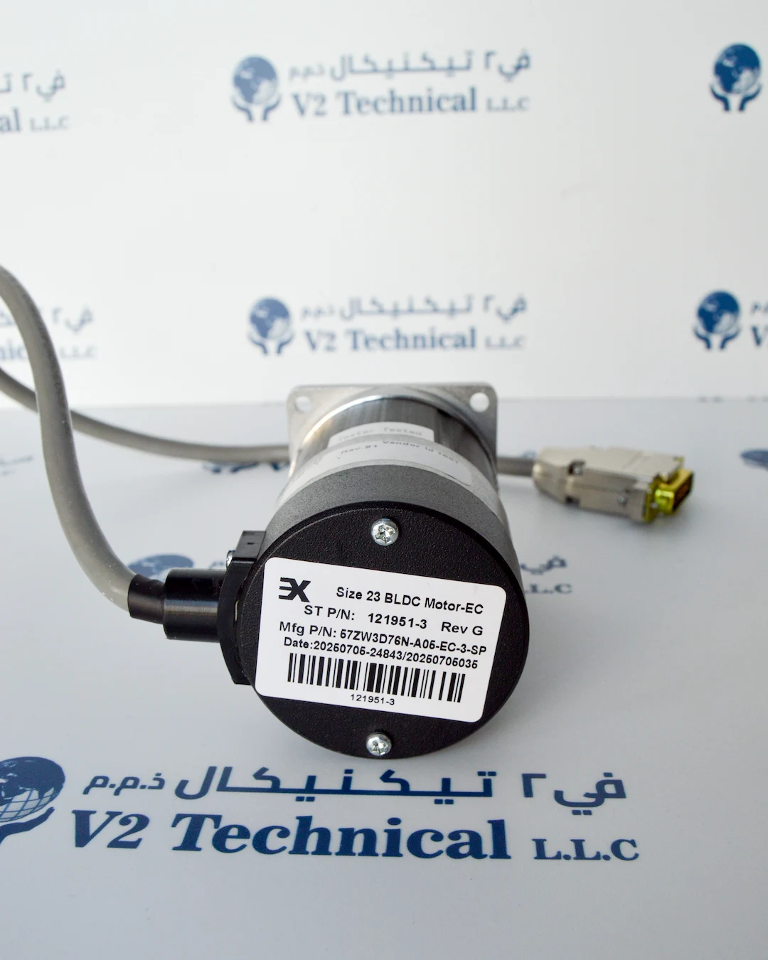 Sea Tel AZ Motor Assembly 121951-3 Azimuth Drive BLDC Encoder - V2 Technical LLC UAE