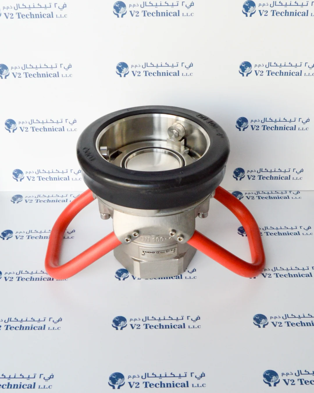 TODO-MATIC Dry Break Coupling DN100 4 Inch Stainless Steel 316L Marine Offshore - V2 Technical LLC UAE