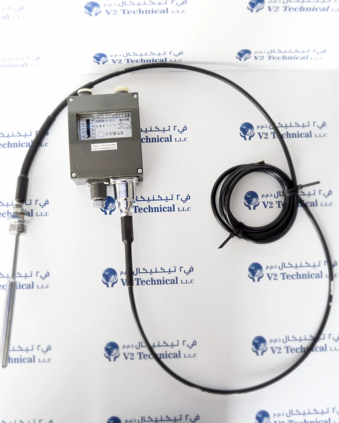 WTZK-50-C Temperature Switch Capillary Bulb Marine Refrigeration HVAC - V2TK Shop UAE